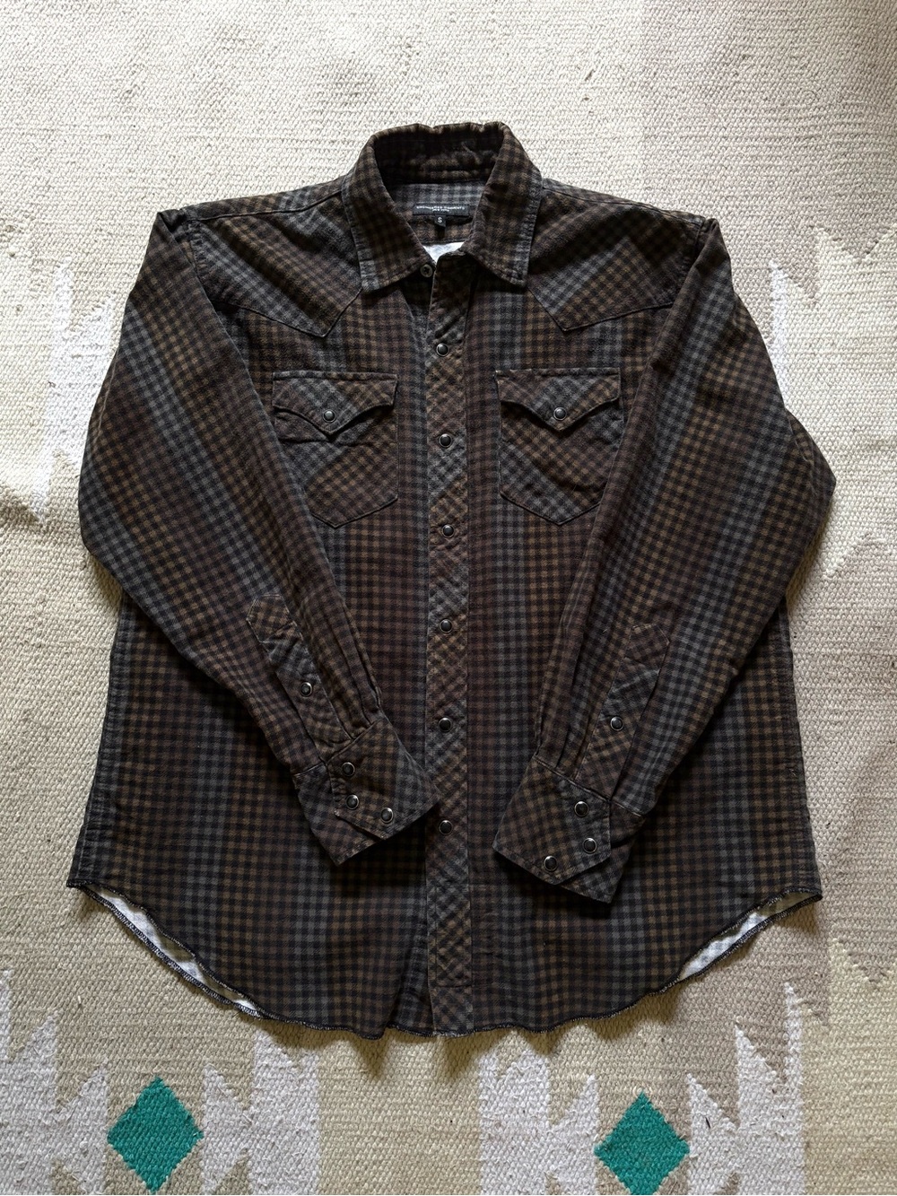 Engineered Garments Western Plaid Long-Sleeve Shirt